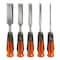 Buck Brothers 5 Piece Pro Full Tang Wood Chisel Set  1/4 in, 1/2 in, 3/4 in, 1 in 74850 - alternate 3